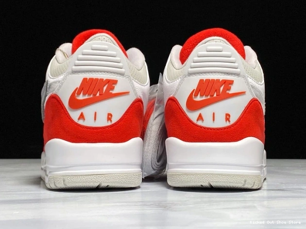 Kicked Out Shoe Store University Tinker 3 White Air Red Jordan Retro CJ0939-100 0801